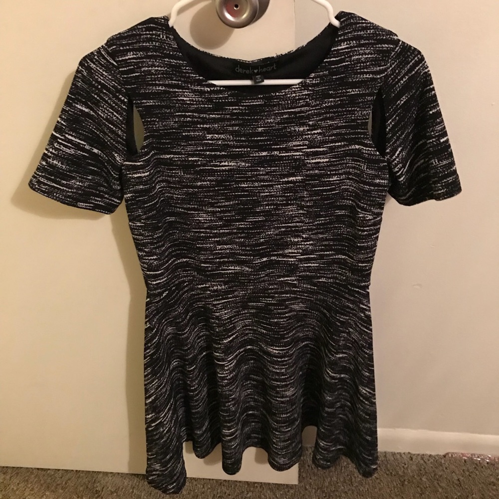 Black and white dress